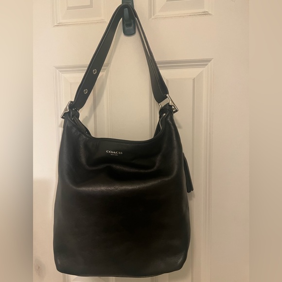 Coach Handbags - Coach Black Leather Legacy Hobo Handbag